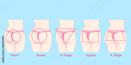 different butt shape