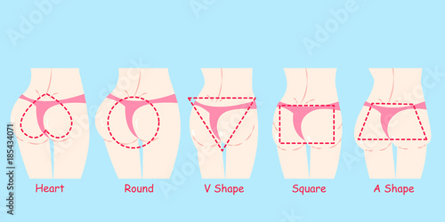 different butt shape