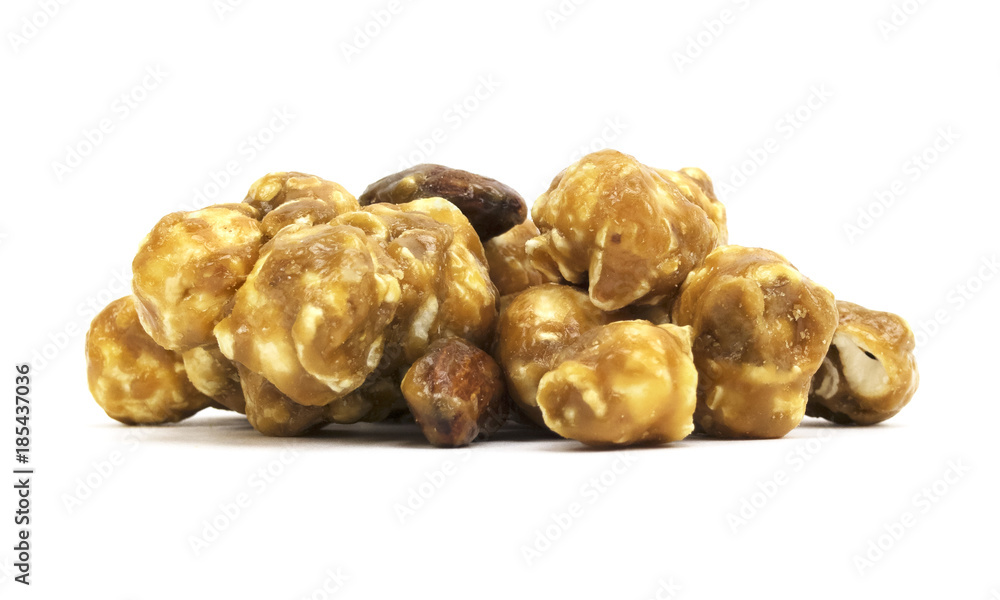 Isolated Caramel Popcorn Isolated Caramel Popcorn