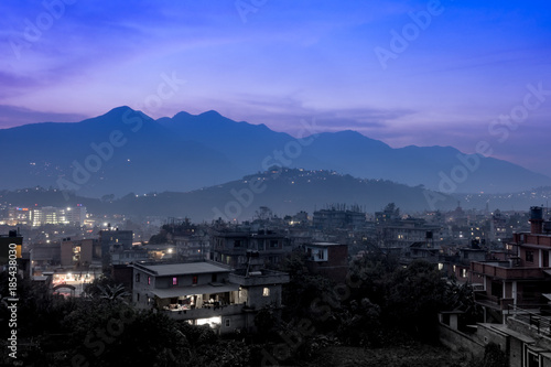 Evening Sunset over Kathmandu © World Travel Photos