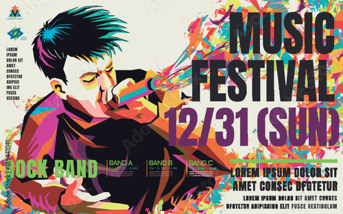 Music concert poster