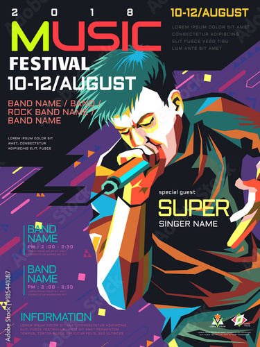 Music concert poster