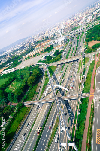 万博公園　上から
