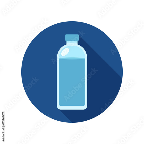 Water bottle flat icon