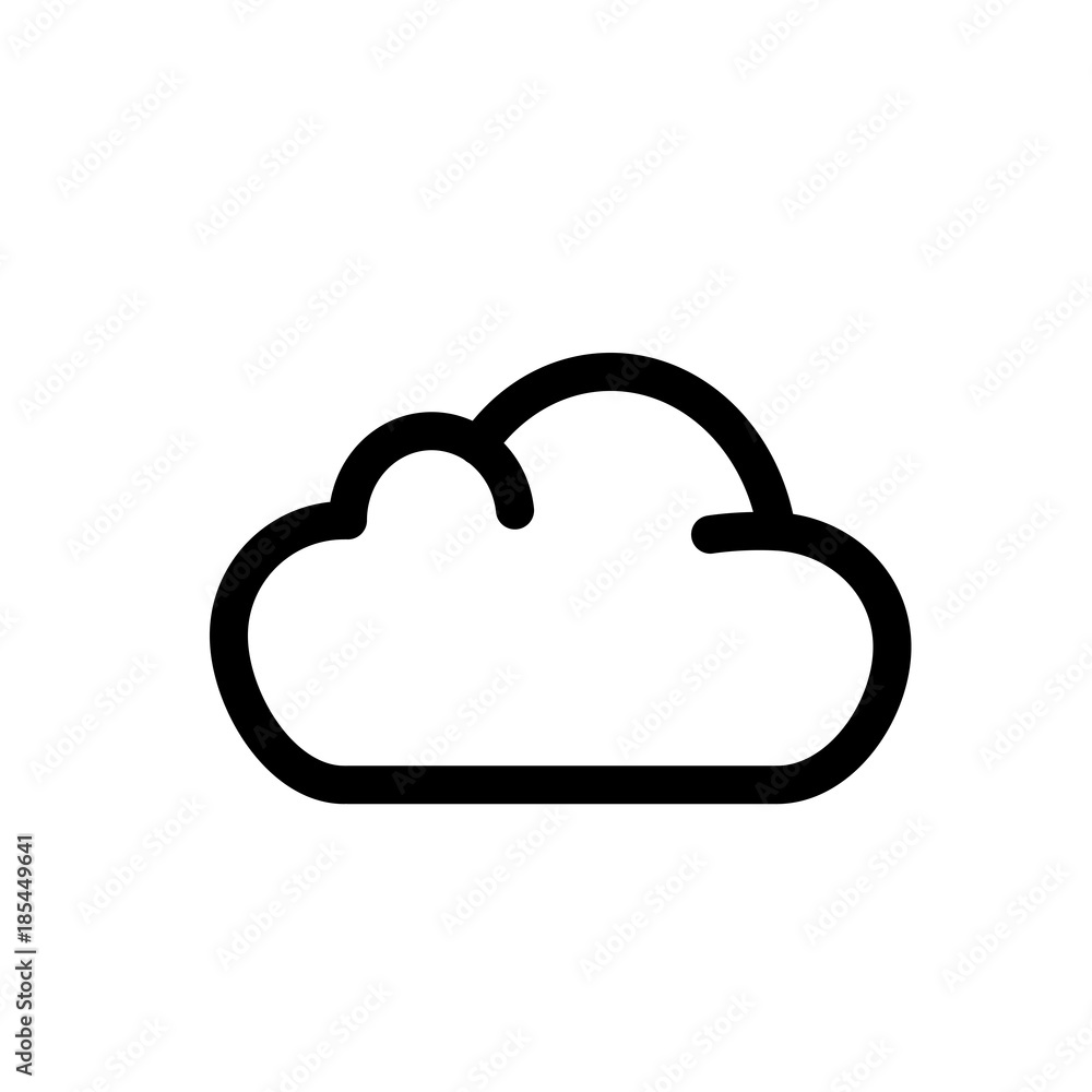 Cloud vector icon Cloud vector icon