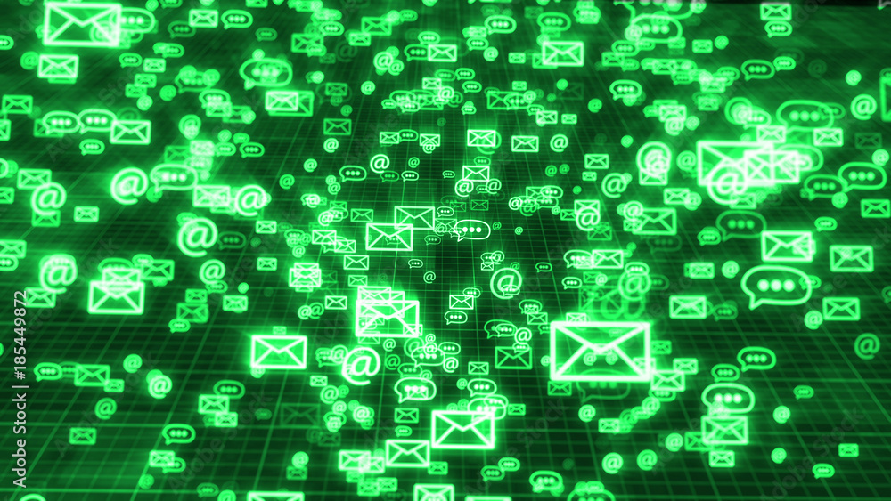 Light Green Emails and Network Light Green Emails and Network
