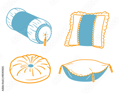 set icons  cushion