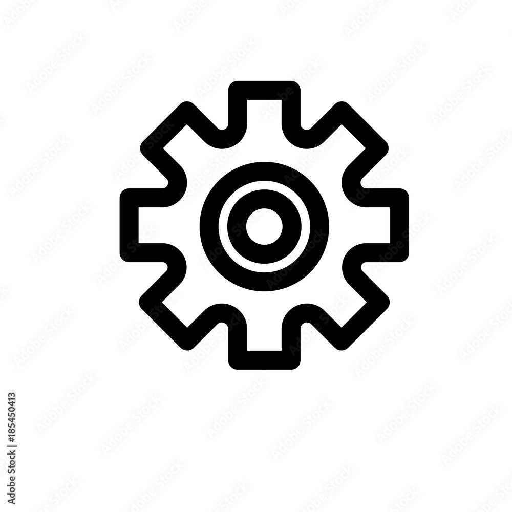 Settings vector icon Settings vector icon