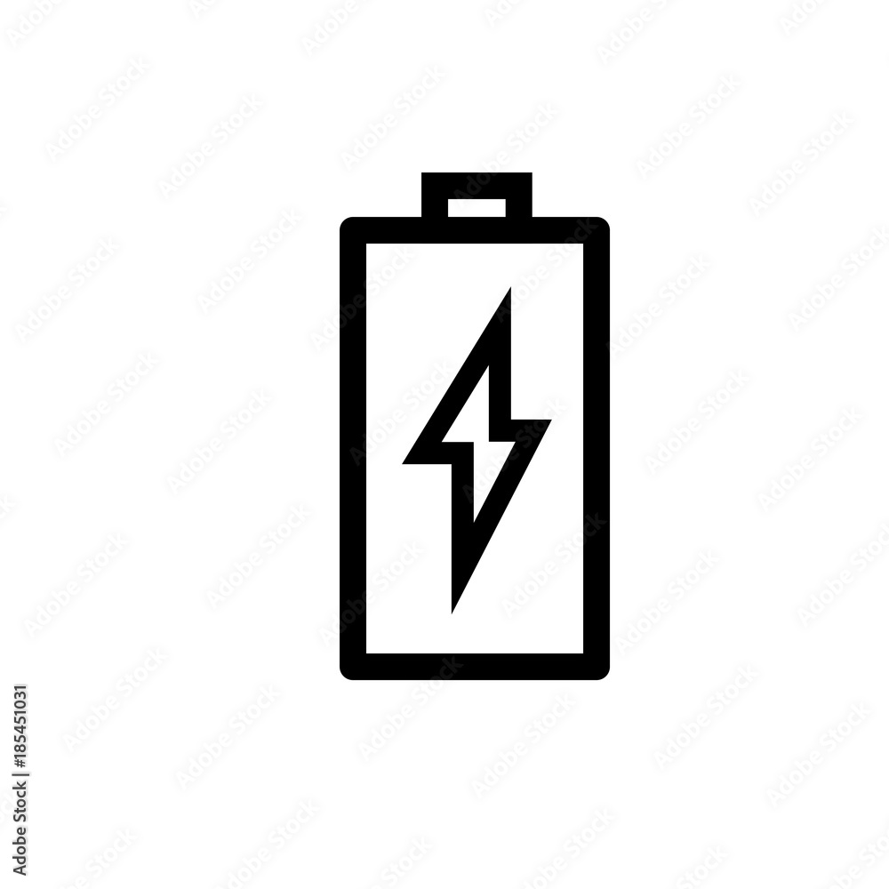 Battery vector icon Battery vector icon