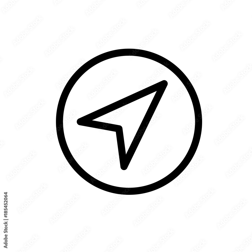 Navigation vector icon Navigation vector icon
