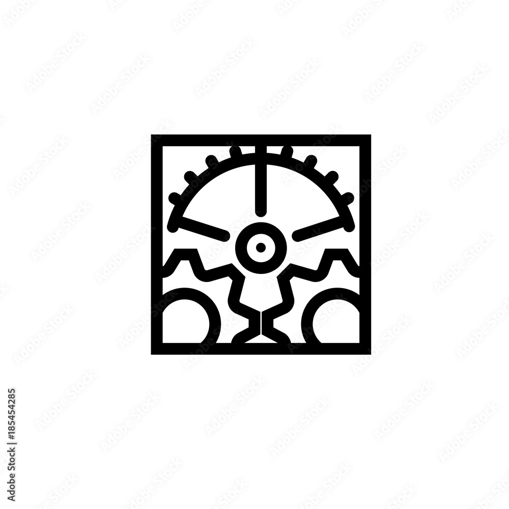 Obraz premium Settings vector icon
