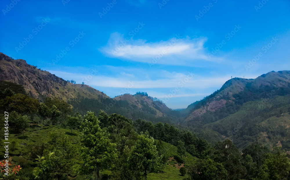 Naklejka premium Mountain beautiful view