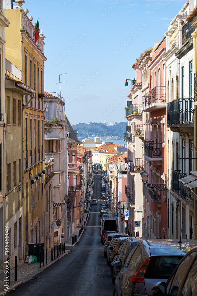 Rua Sao Marcal, Lisbon. Portugal