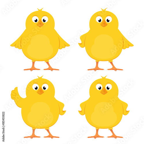 Set of chickens