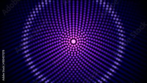 Flashing Circle Lights Animation - Loop Purple