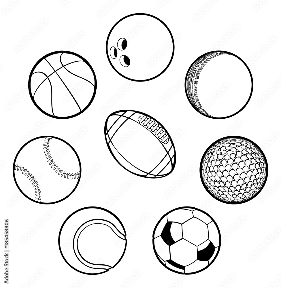 Obraz premium Sports Balls Set