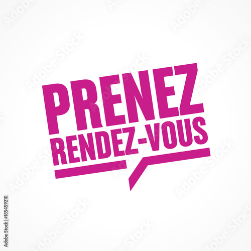 prenez rendez vous