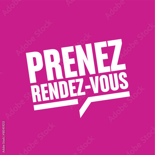 prenez rendez vous