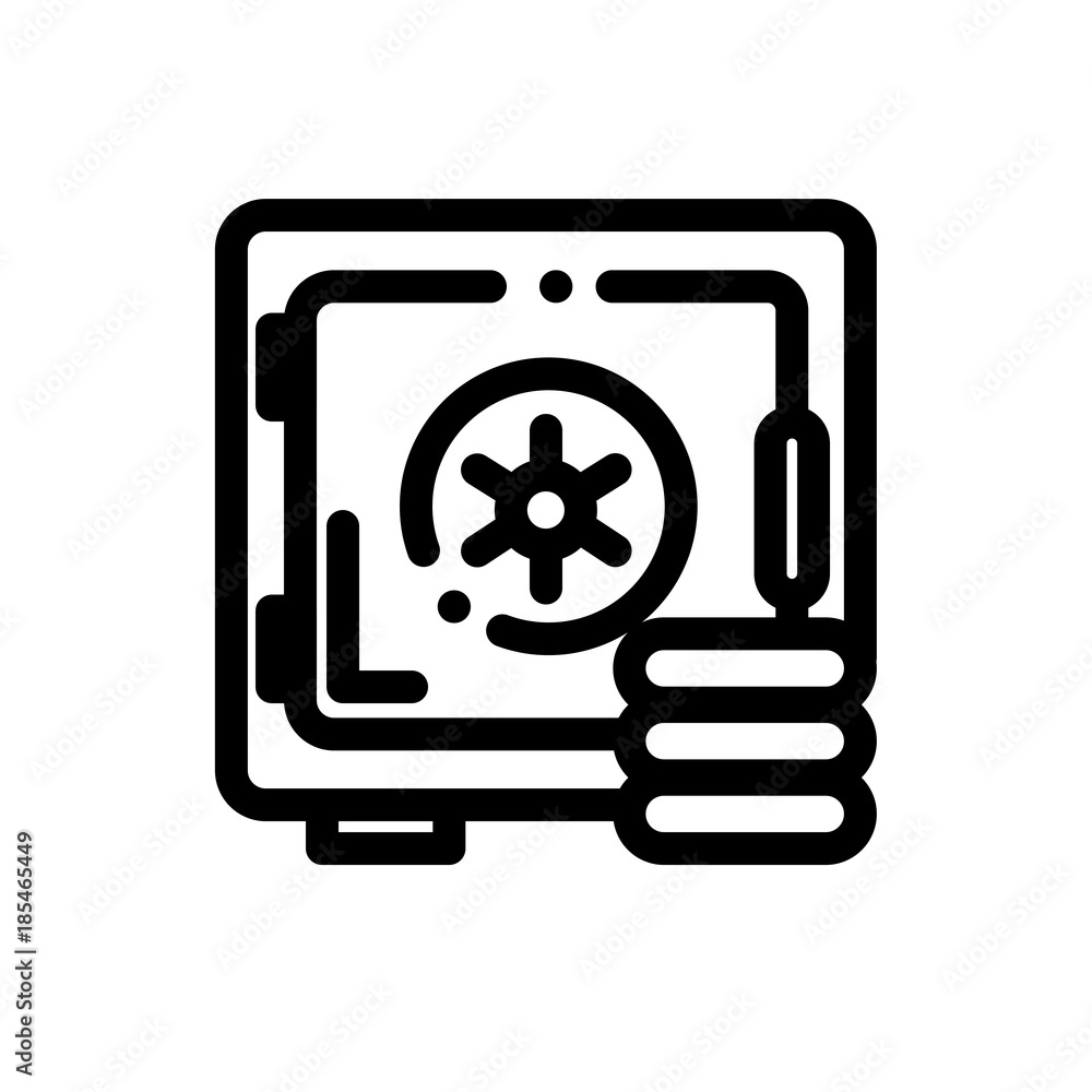 Safebox vector icon
