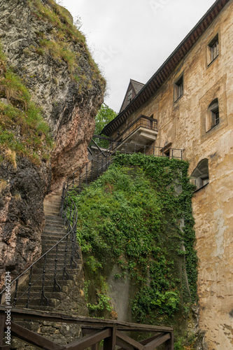 Stairs to higher parts of castle