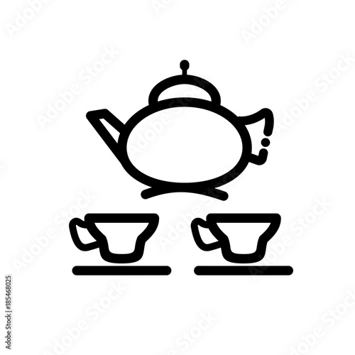 Arabic tea vector icon