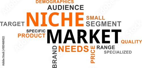word cloud - niche market