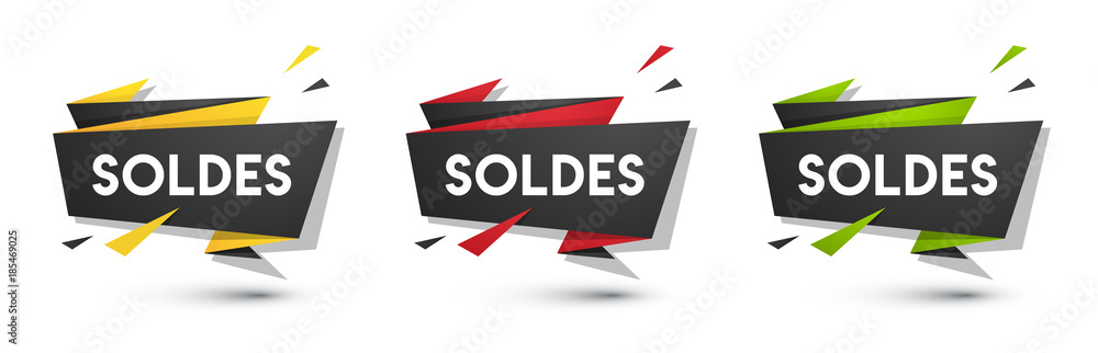 soldes etiquettes Stock Adobe Stock