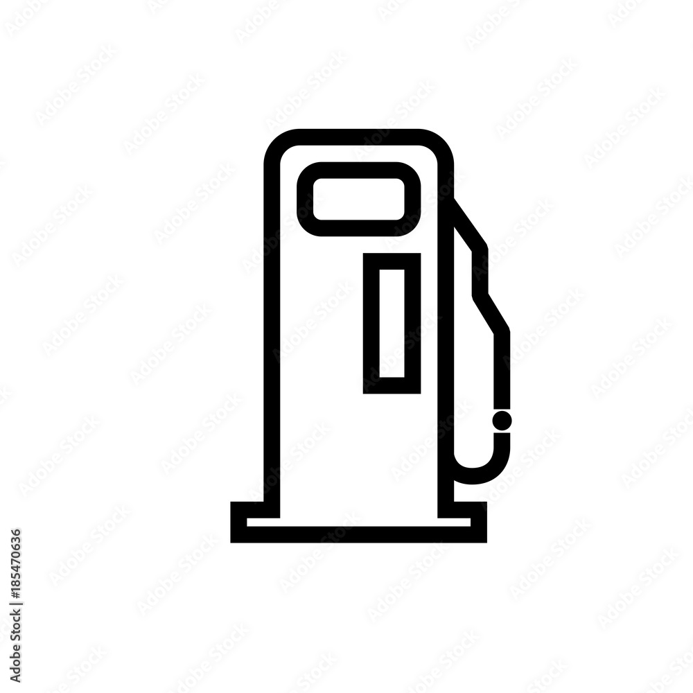 Gas station vector icon Gas station vector icon