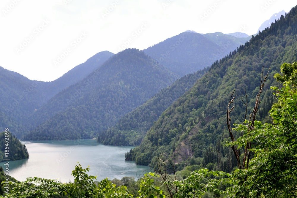 Mountain lake Riza.