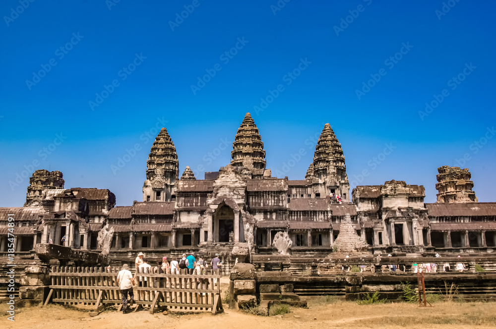 Temple of Angkor Wat in Siem Reap, Cambodia.