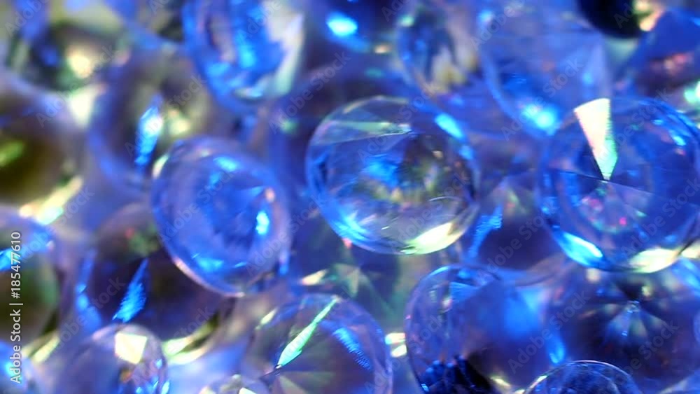 Sapphires. Precious Stones .Slow Motion Sapphires. Precious Stones .Slow Motion
