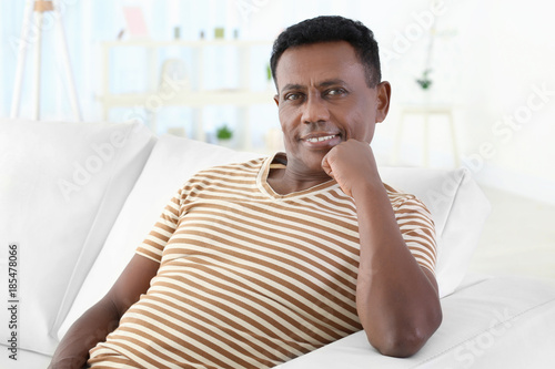 Mature African-American man...
