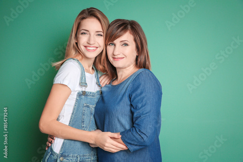 Happy mother and daughter e...