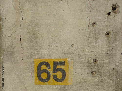 wall with bullet holes