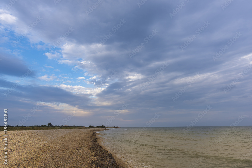 Coast of Natural Park of El Prat de Cabanes (Torreblanca, Castellon - Spain).