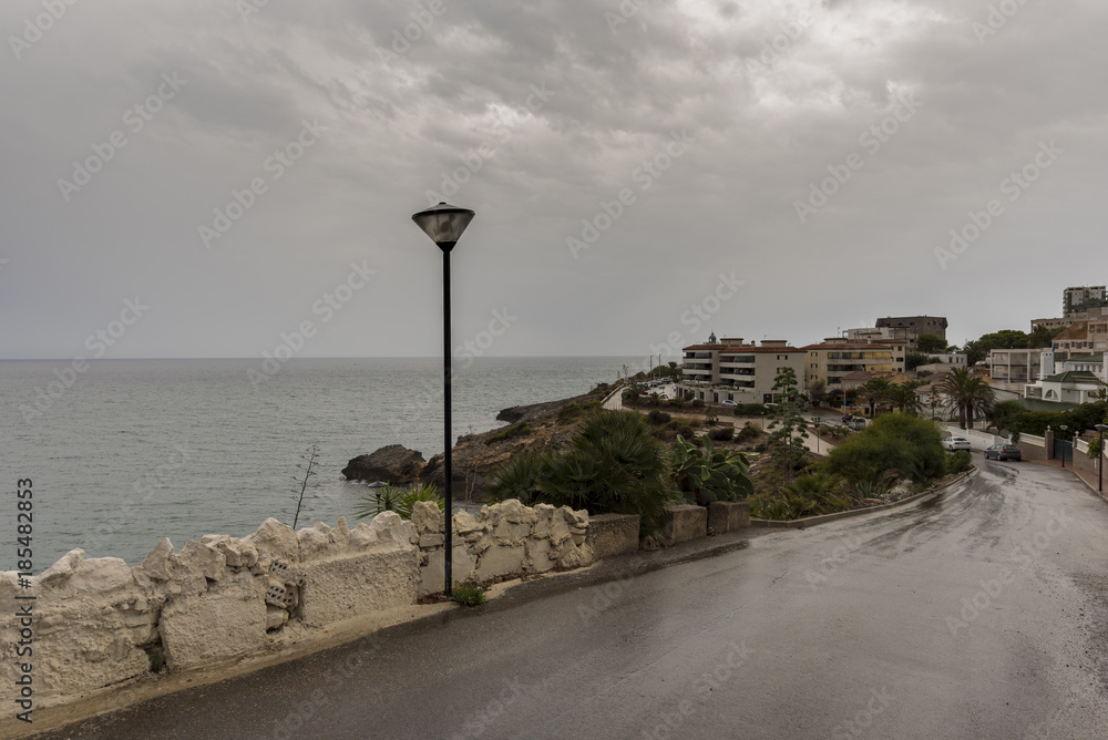 Coast of Oropesa del Mar (Castellon, Spain).