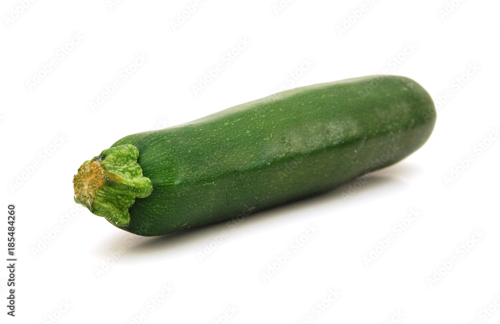 Fresh green zucchini isolated on white background Fresh green zucchini isolated on white background