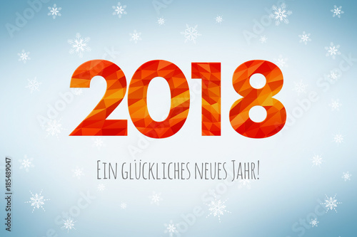 Ein glückliches neues Jahr 2018