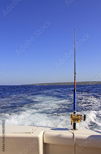 Deep sea fishing in the Caribbean