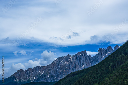 Dolomite mountain alps