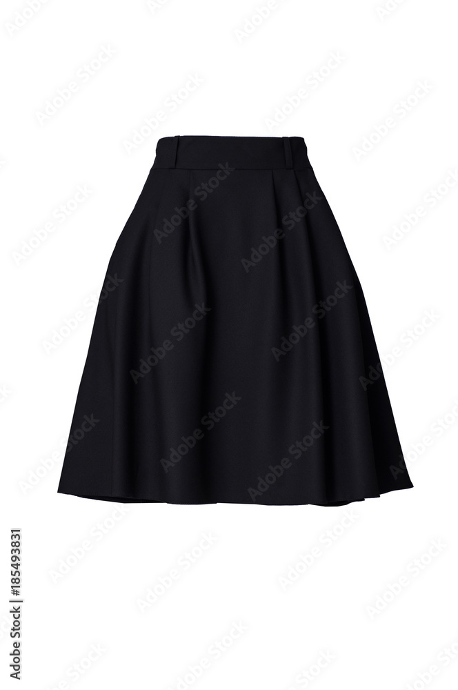Black skirt isolated on white background
Black skirt isolated on white background