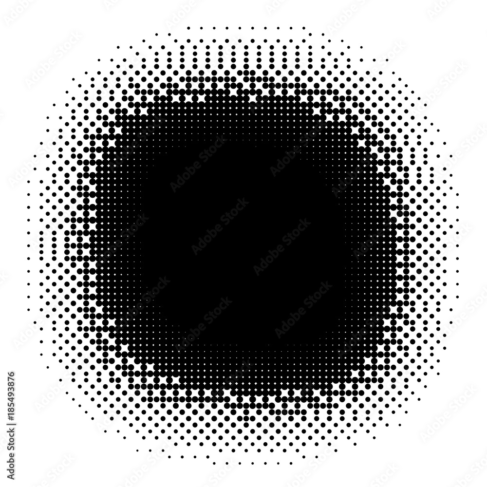 Abstract Halftone Circles Dot Template. EPS 10 vector