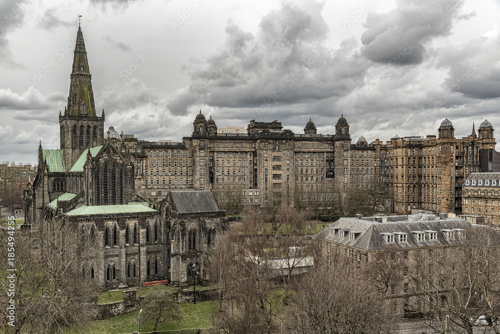 Glasgow Cathedral and Victoria Infirmary