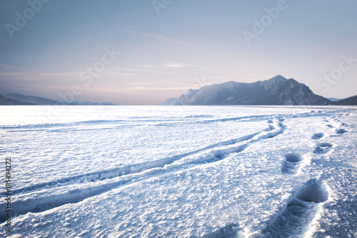 winter lake landscape  © magdal3na