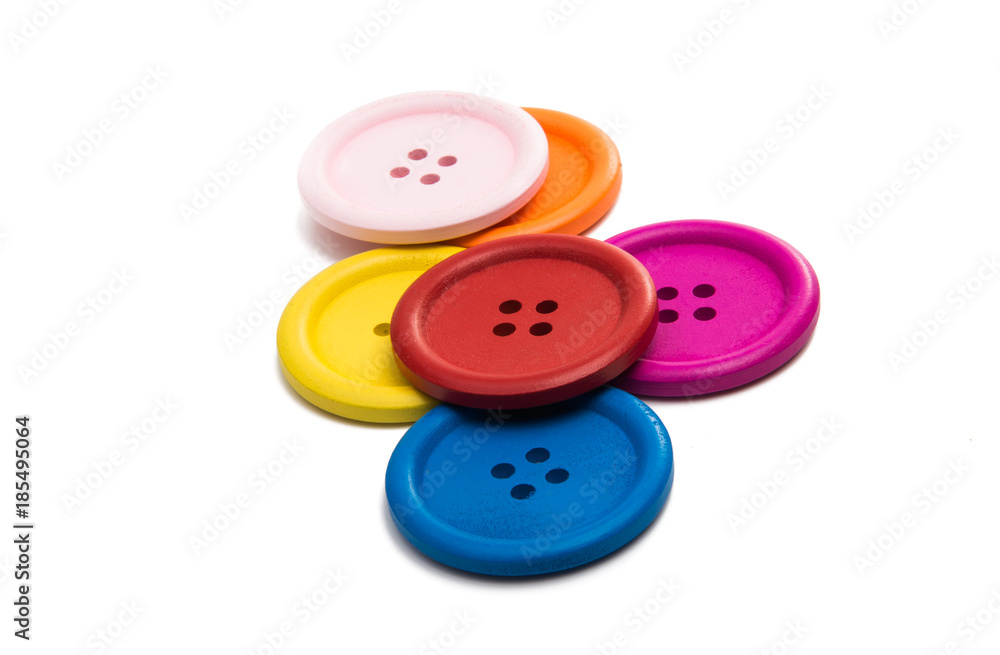 colored buttons isolated colored buttons isolated