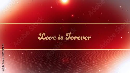 Golden Text & Fireflies Title