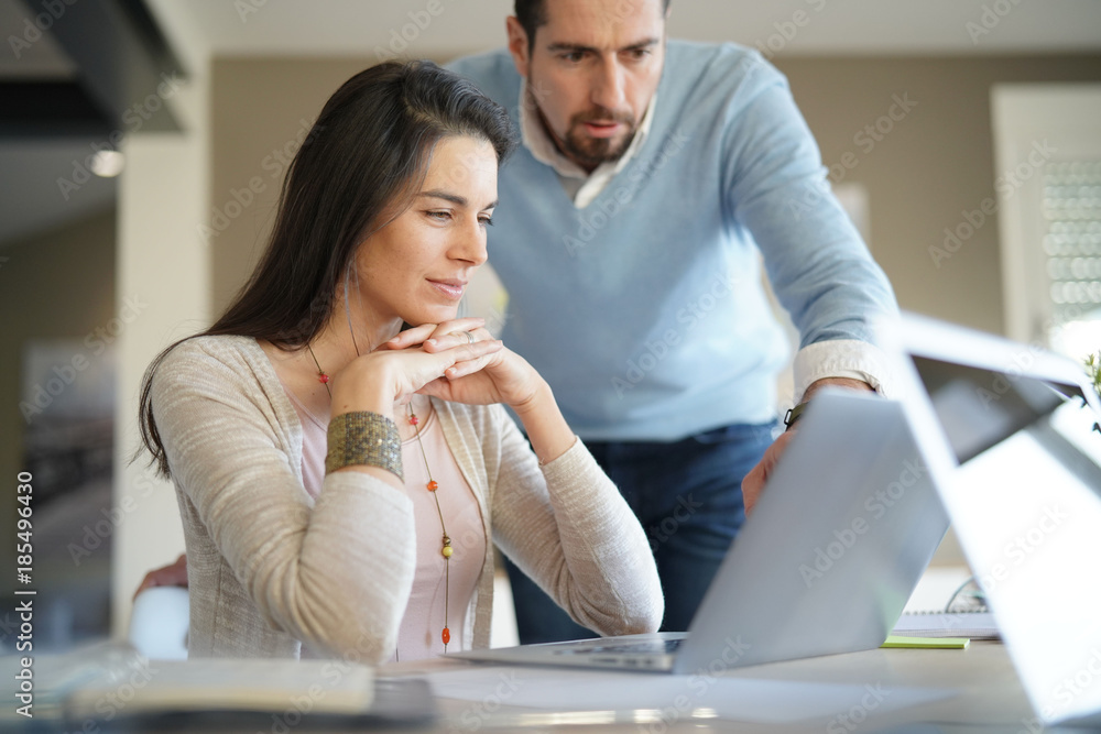 Business people working together in office Business people working together in office