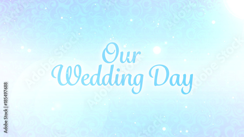 Blue Swirls & Snow Title