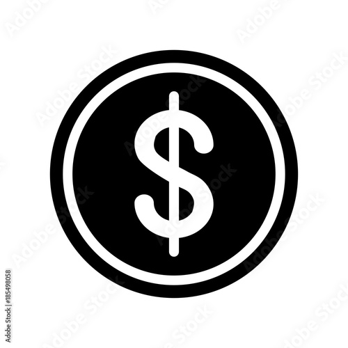 dollar coin icon