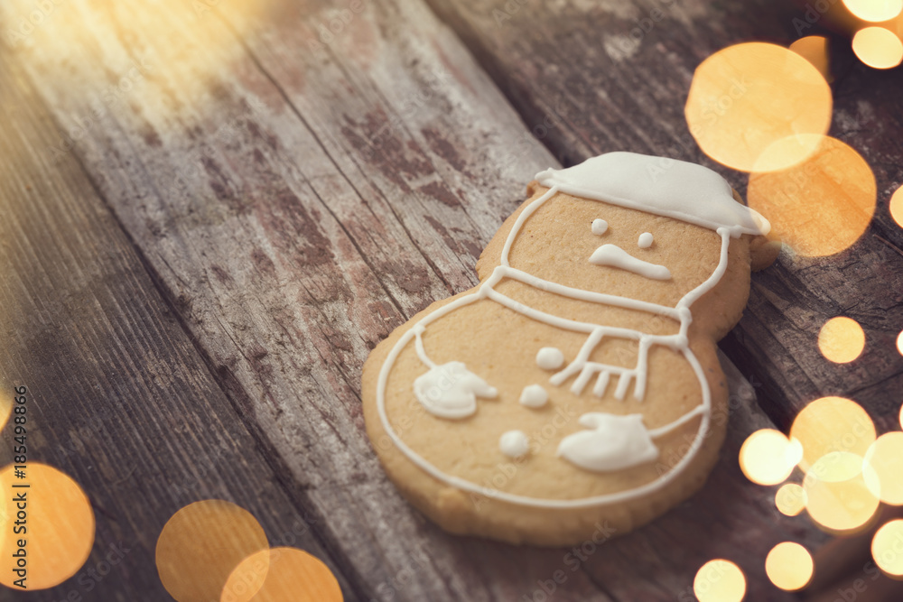 Snowman gingerbread cookie Snowman gingerbread cookie